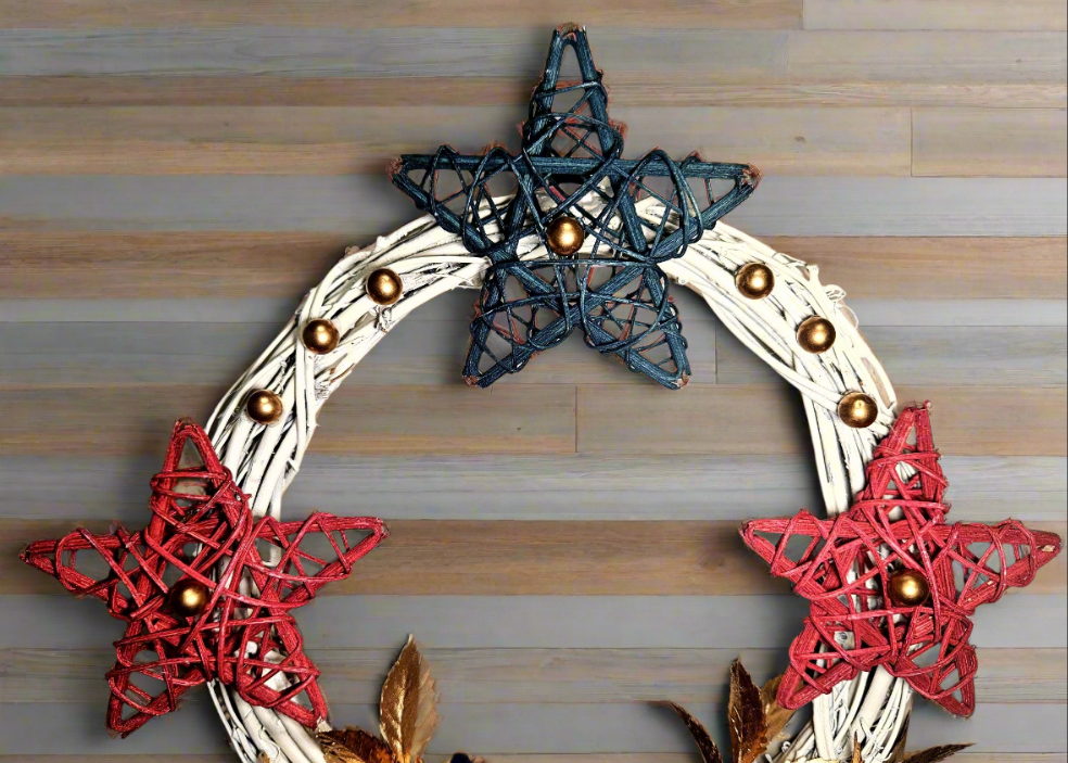 Tri-Star Spangled (white)
