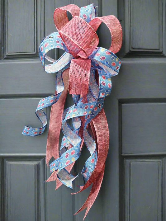 Spring Bunny Bean Bow