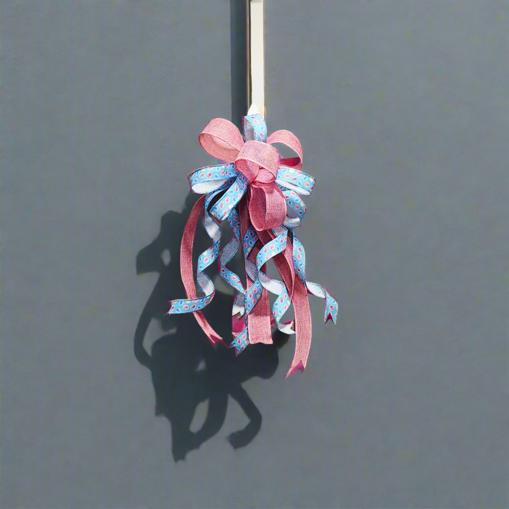 Spring Bunny Bean Bow