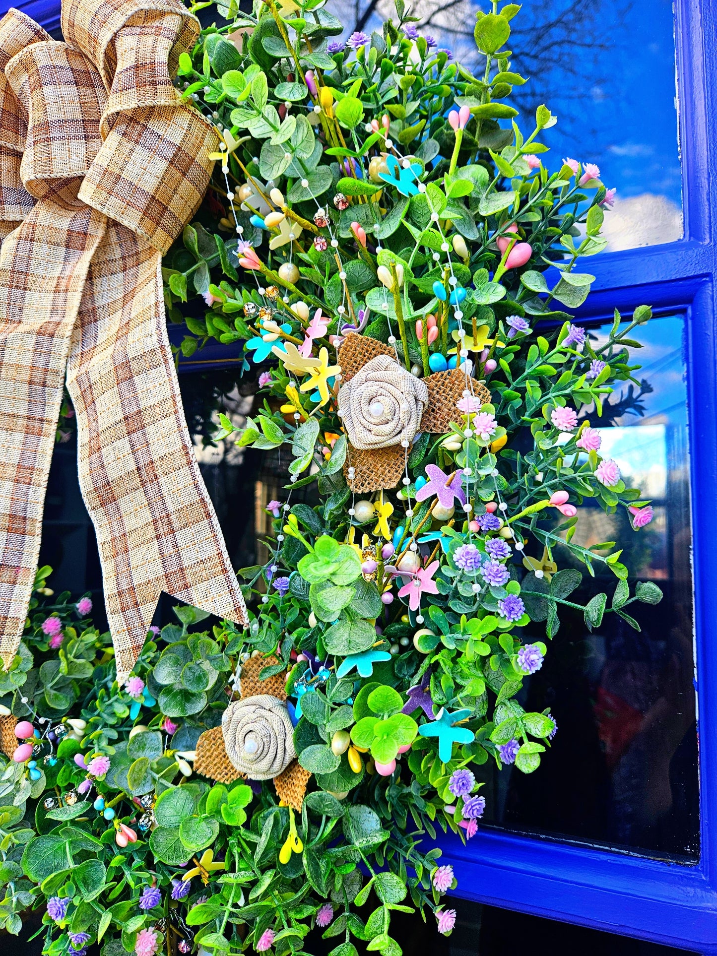 Burlap Eucalyptus Garden