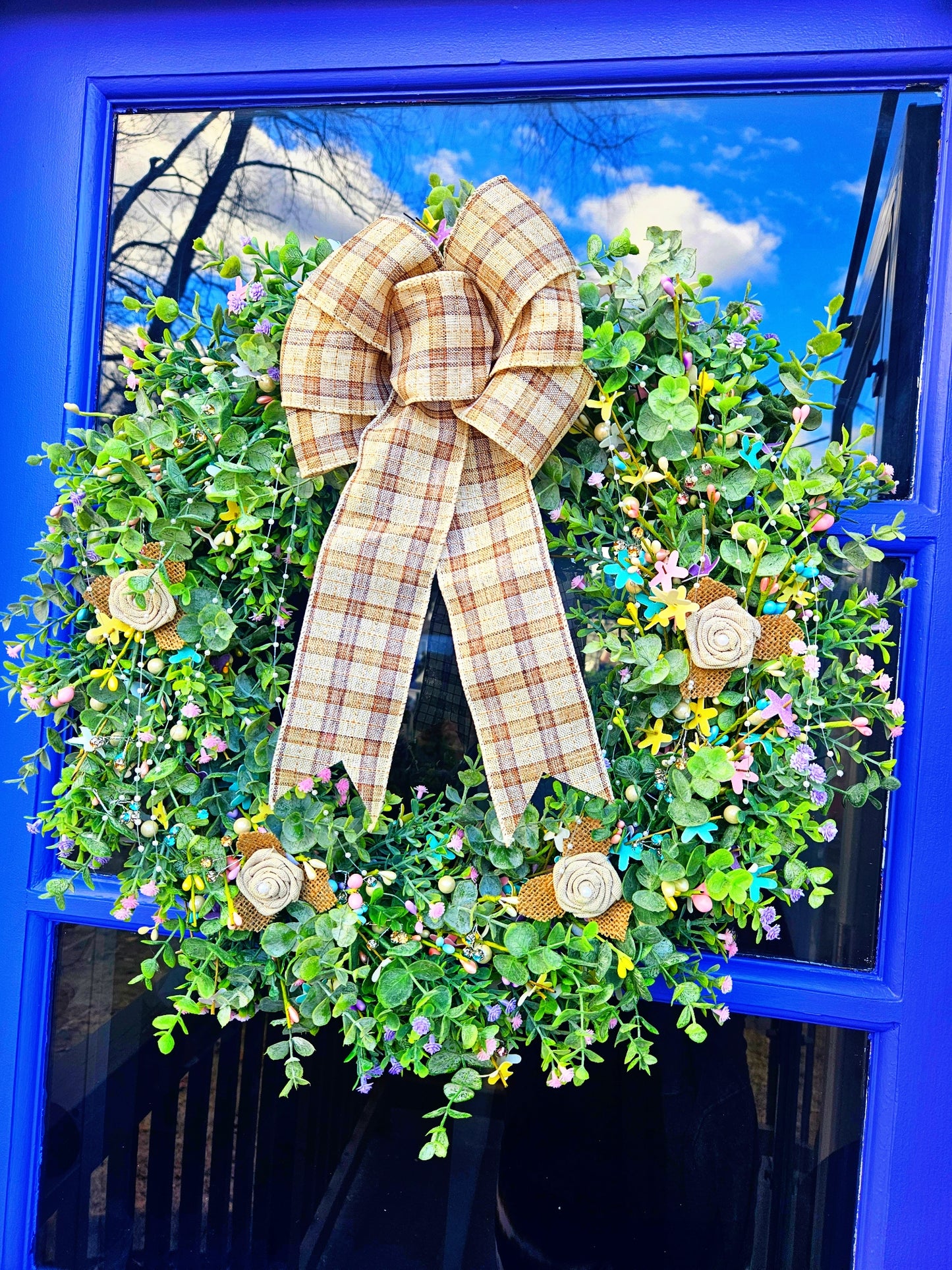 Burlap Eucalyptus Garden