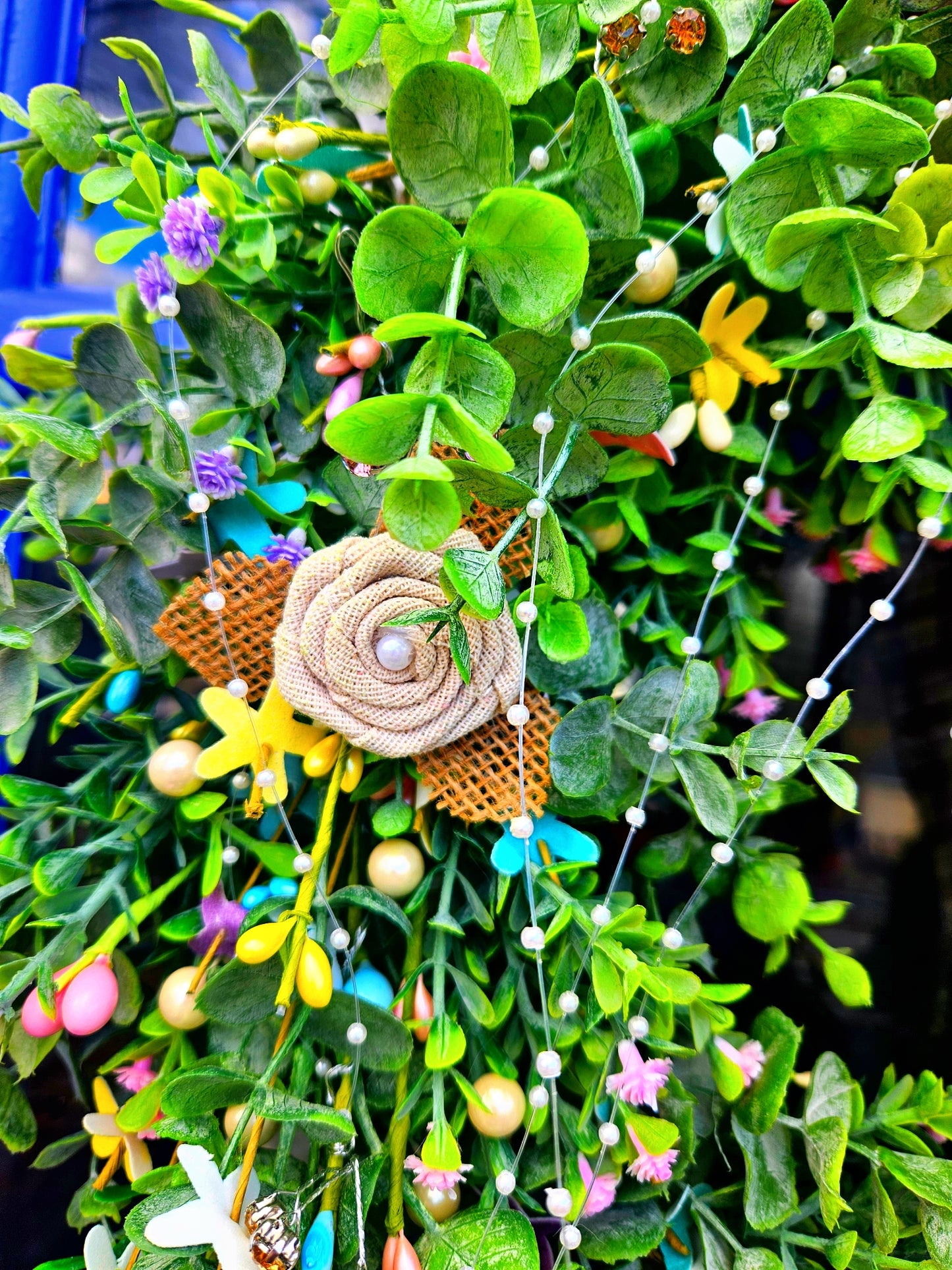 Burlap Eucalyptus Garden