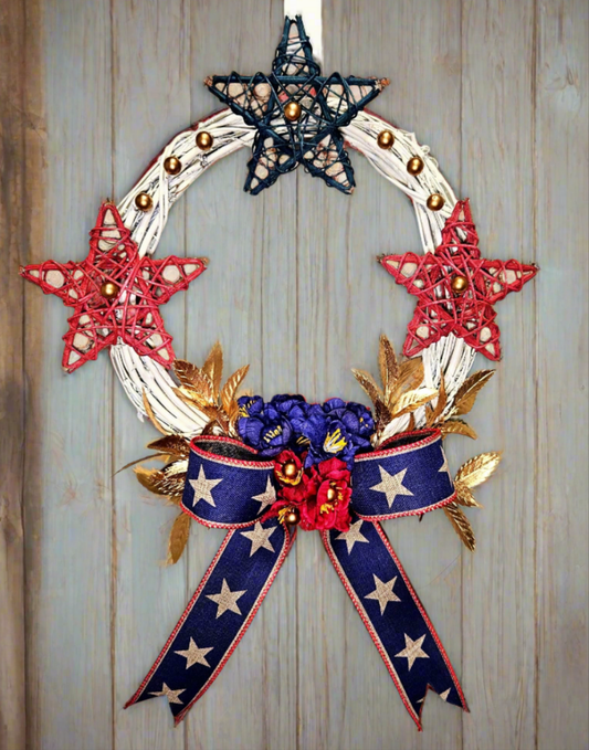 Tri-Star Spangled (white)