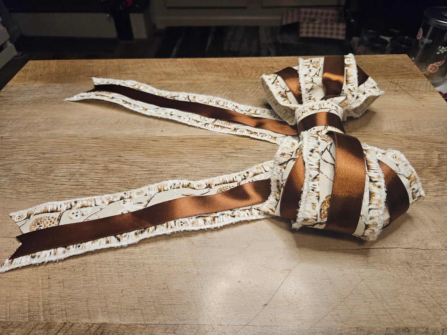 Birch Owl Bow (Large)